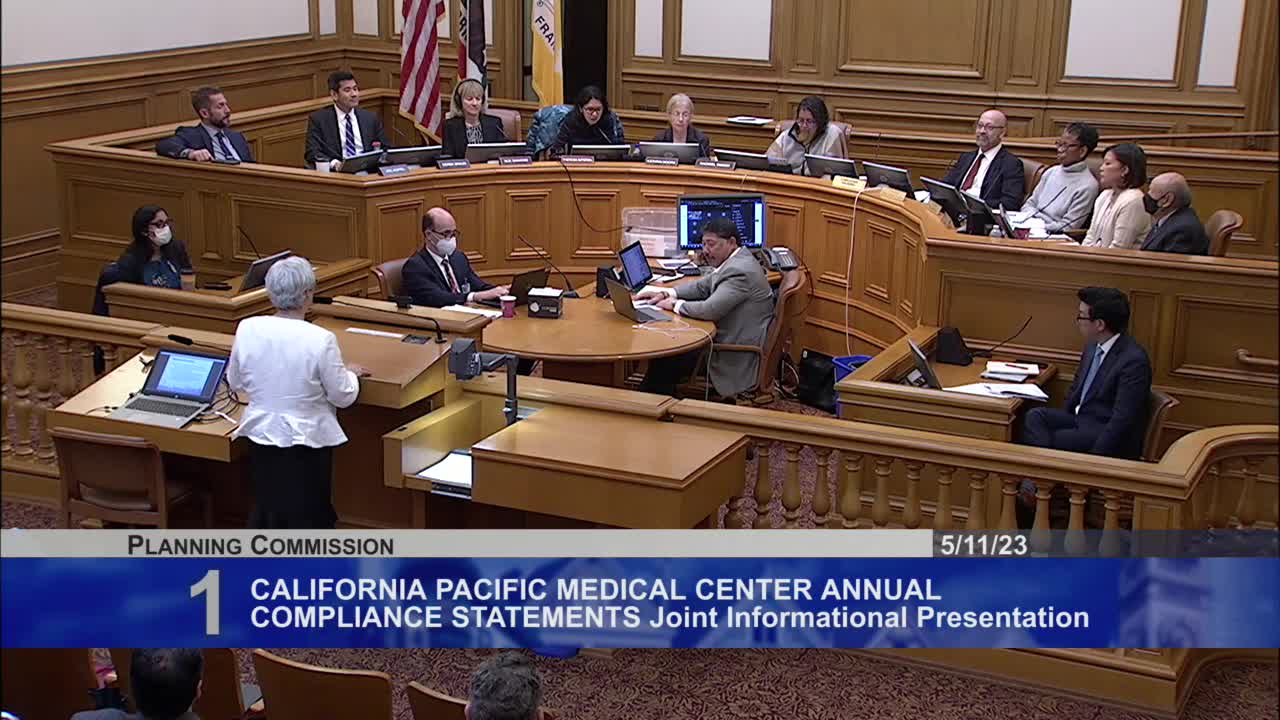 CPMC addresses community health concerns at latest planning commission hearing