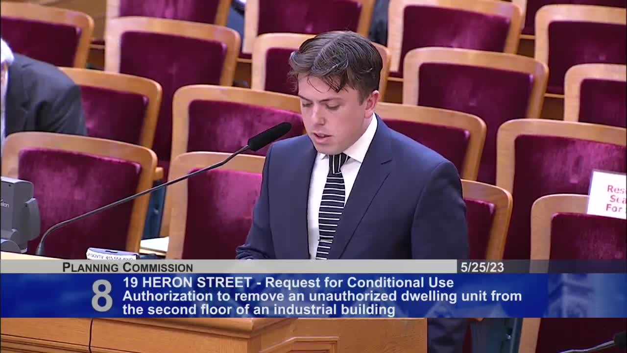 Planning Commission moves to remove unauthorized residential unit in historic industrial building