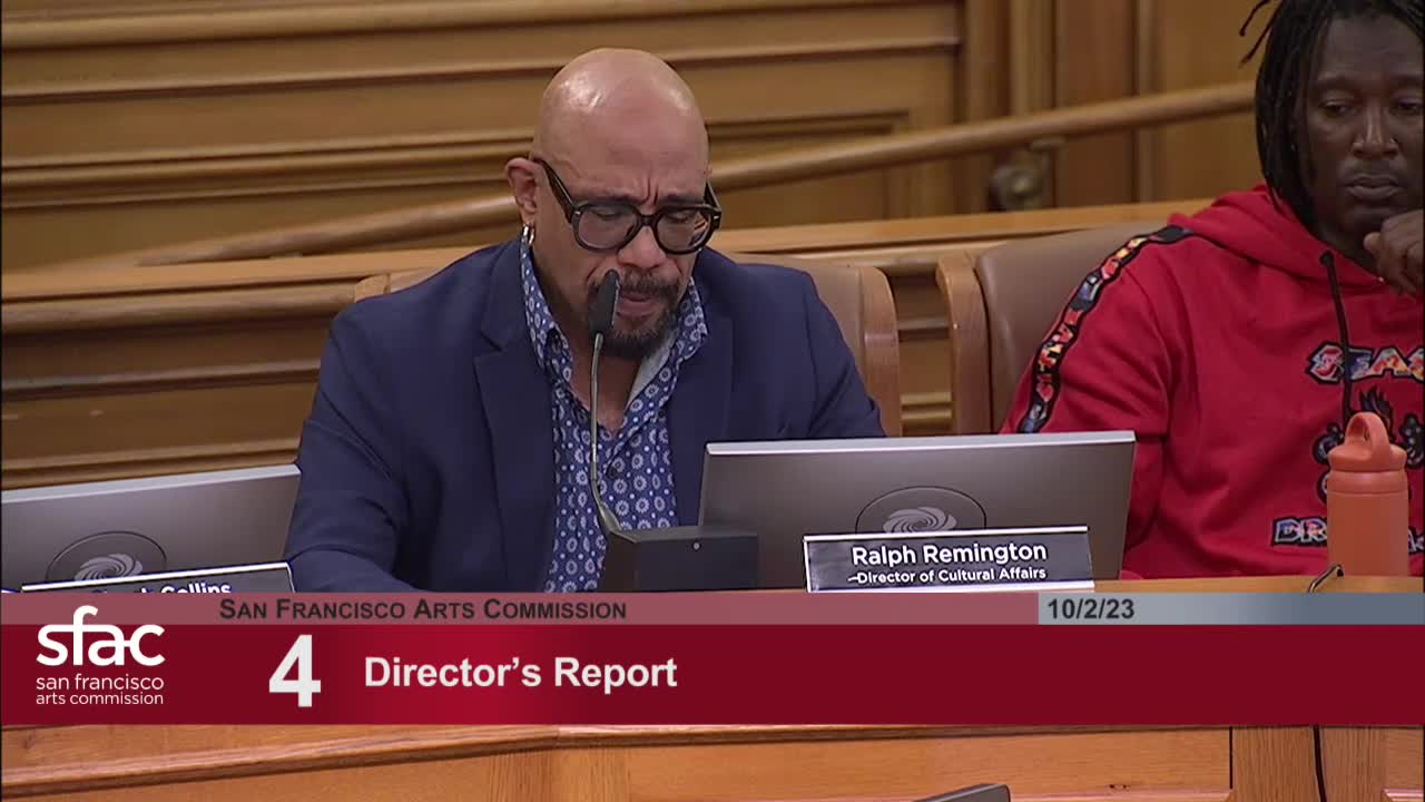 San Francisco Arts Commission honors Dianne Feinstein and announces upcoming events