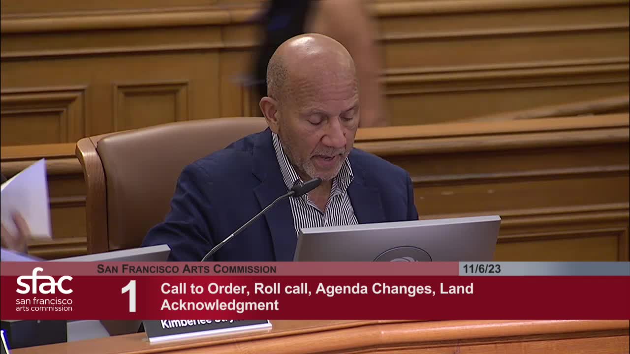 San Francisco Arts Commission to end remote public comments starting December 2023