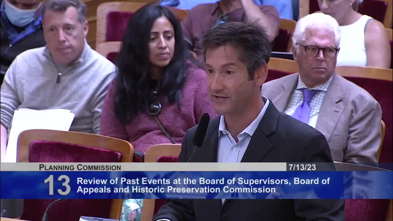 Mauricio Chavez advocates for labor standards at San Francisco commission meeting