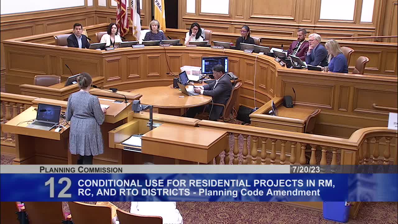 San Francisco Planning Commission debates density increases and tenant protection measures