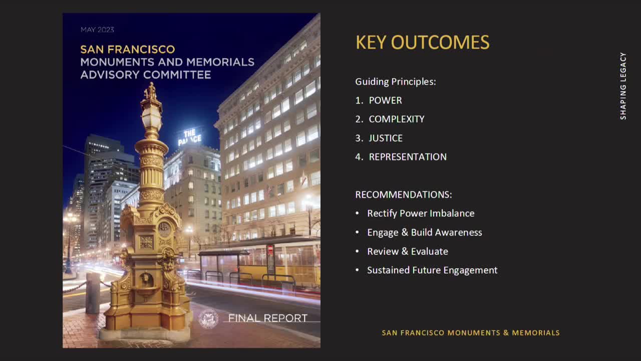 San Francisco secures $3M Mellon Foundation grant for monument equity initiative