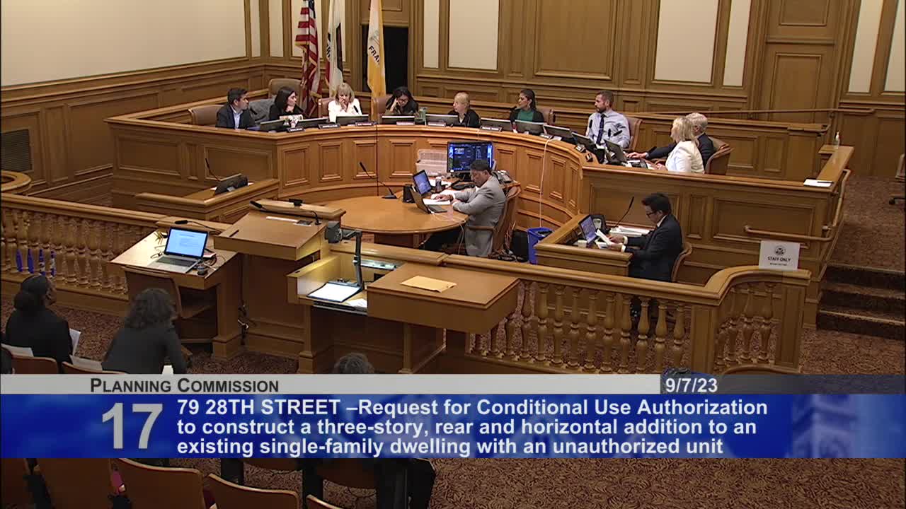 City planning commissioners discuss illegal project permits and tenant rights reform