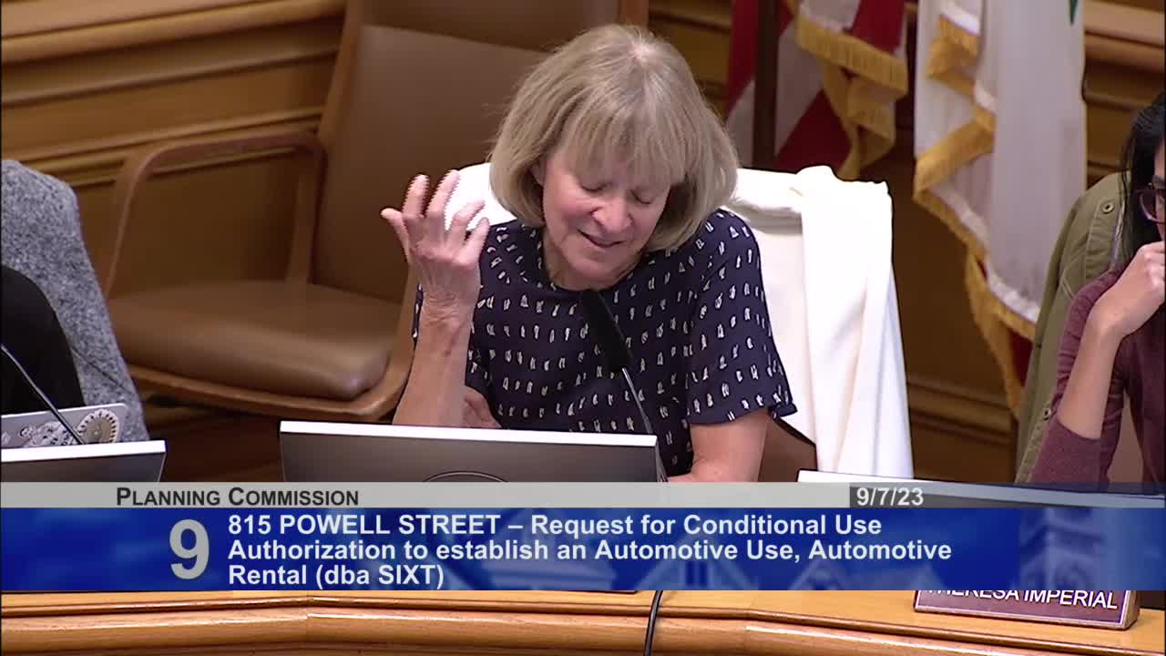 Planning Commission approves car rental space for Fairmont Hotel on 6-1 vote