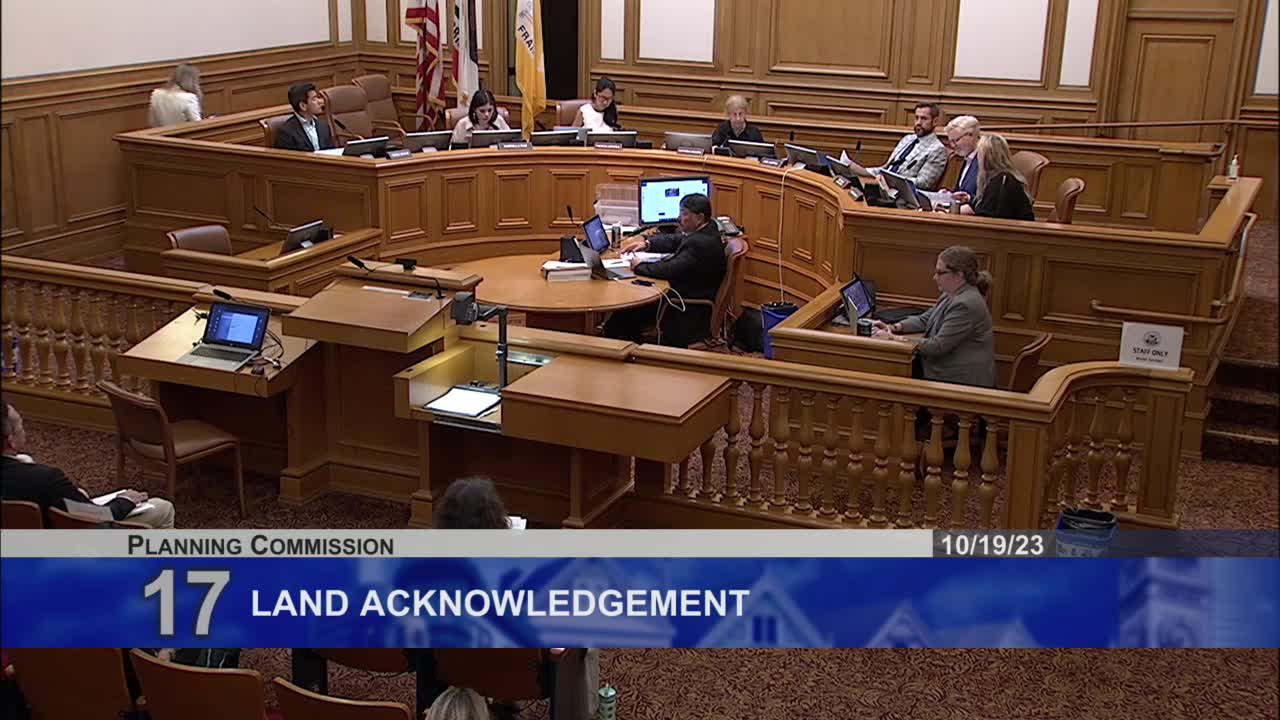 Commission adopts minutes after Ramaytush Ohlone land acknowledgment