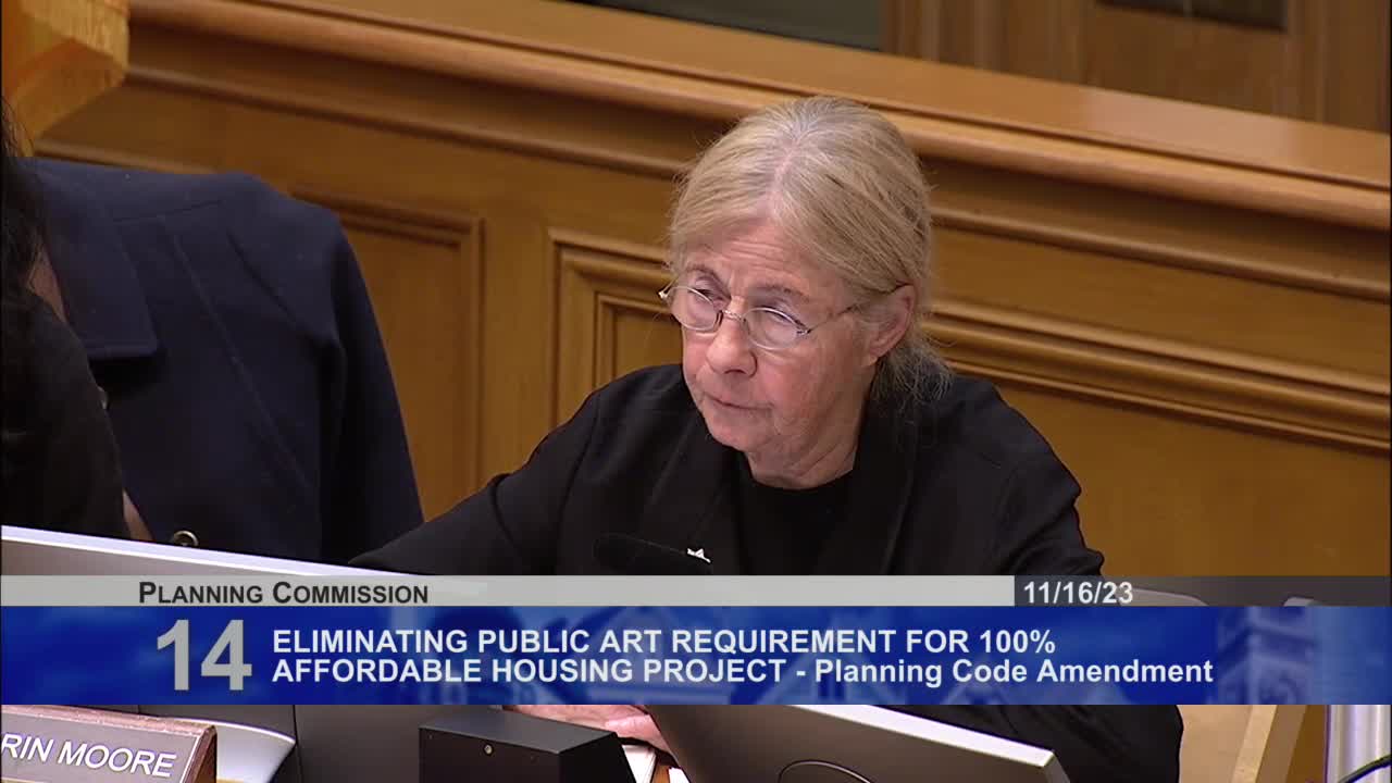 Commissioners debate art funding solutions for affordable housing projects in San Francisco