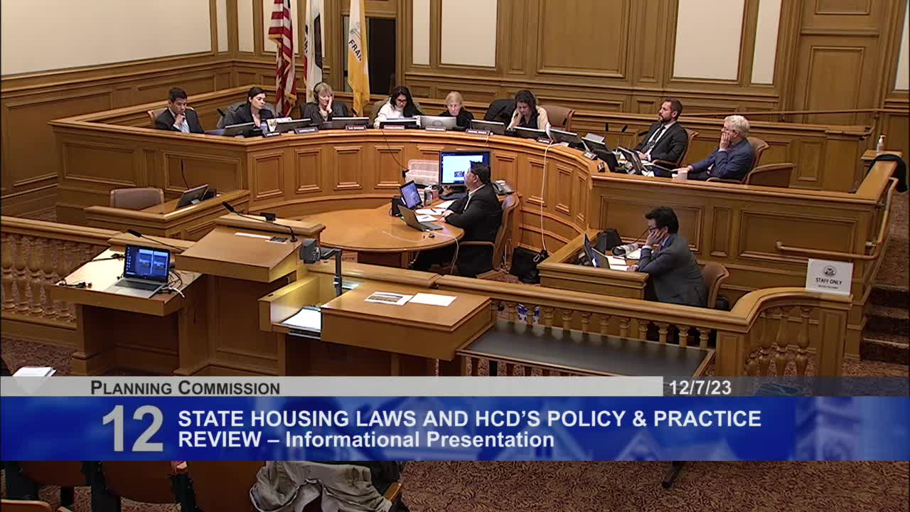Commissioner Boonemann urges state intervention to tackle San Francisco housing crisis