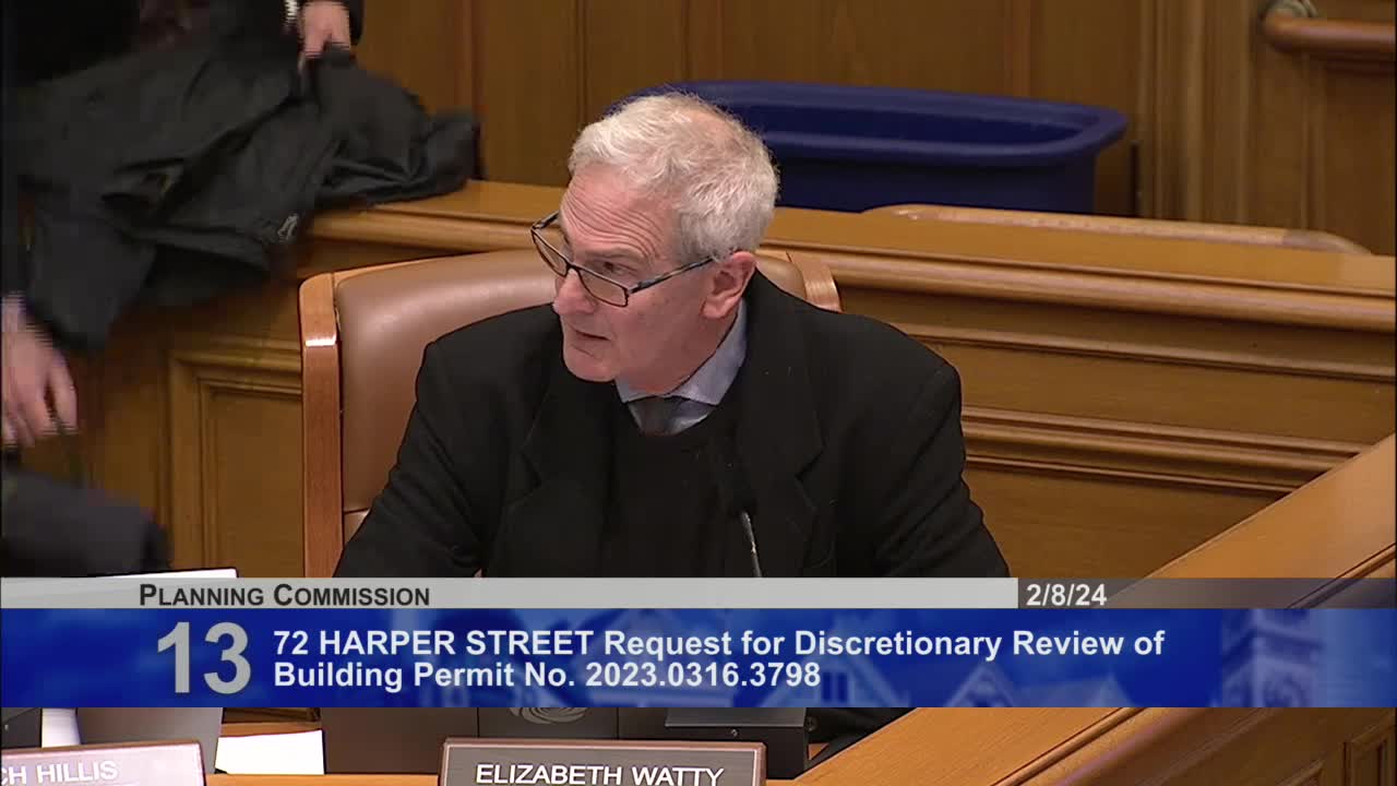 Neighbors challenge Harper Street project over light and privacy concerns