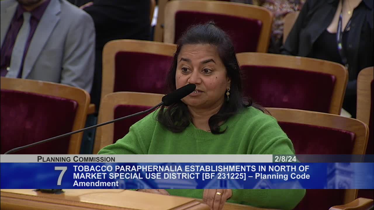 Tenderloin community leaders advocate for ban on new smoke shops during planning meeting