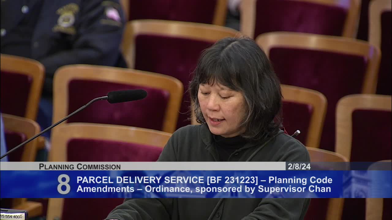 Celia Schuman opposes Amazon's delivery depot in San Francisco Design Center neighborhood