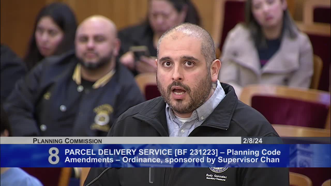 Supervisor Chan advocates for comprehensive analysis of parcel delivery regulations