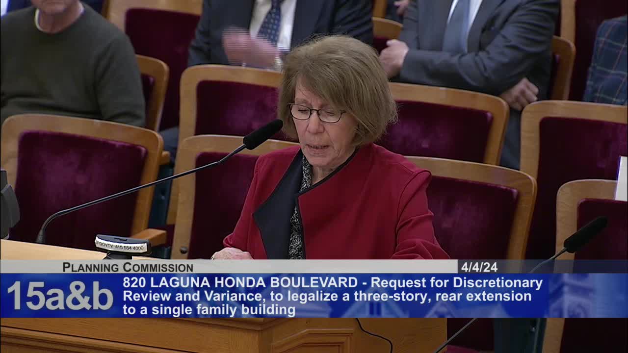 Planning Commission debates Bill O'Keefe's variance request for illegal property addition