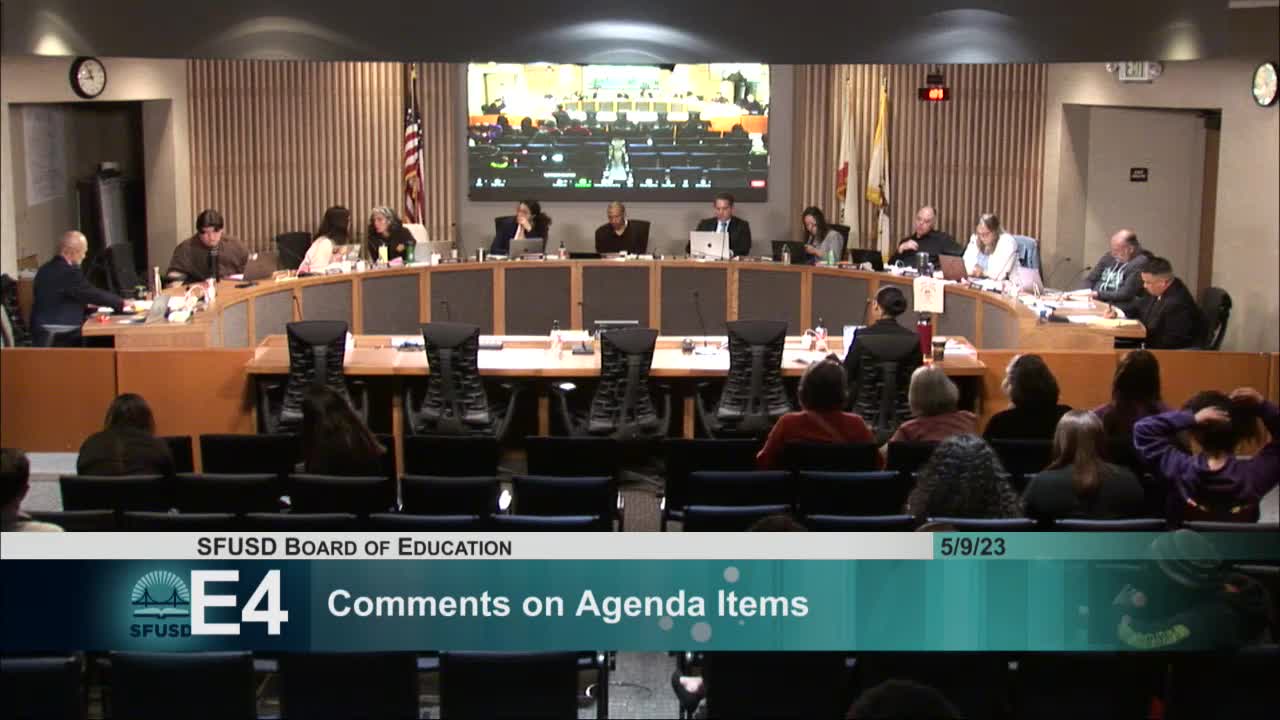 Community leaders advocate for SB 445 translation services at SFUSD meeting