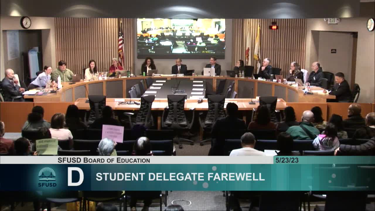 Student Advisory Council bids farewell to graduates Isabella Hanson and Cal Kenosha