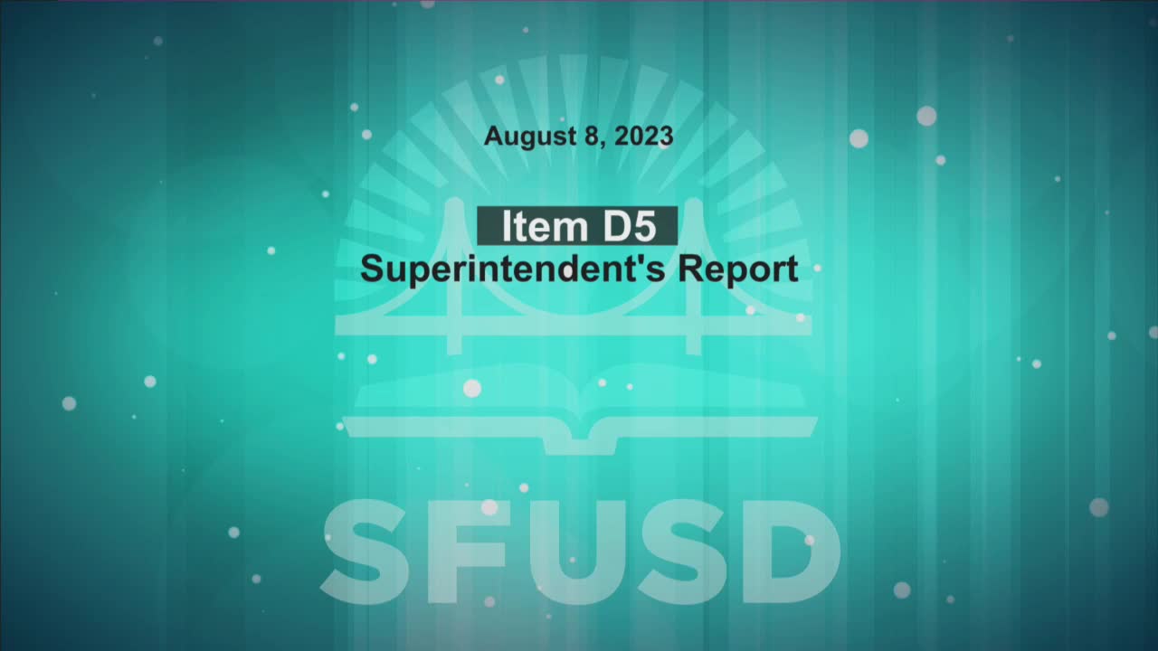 Superintendent launches initiatives for improved student learning in new school year