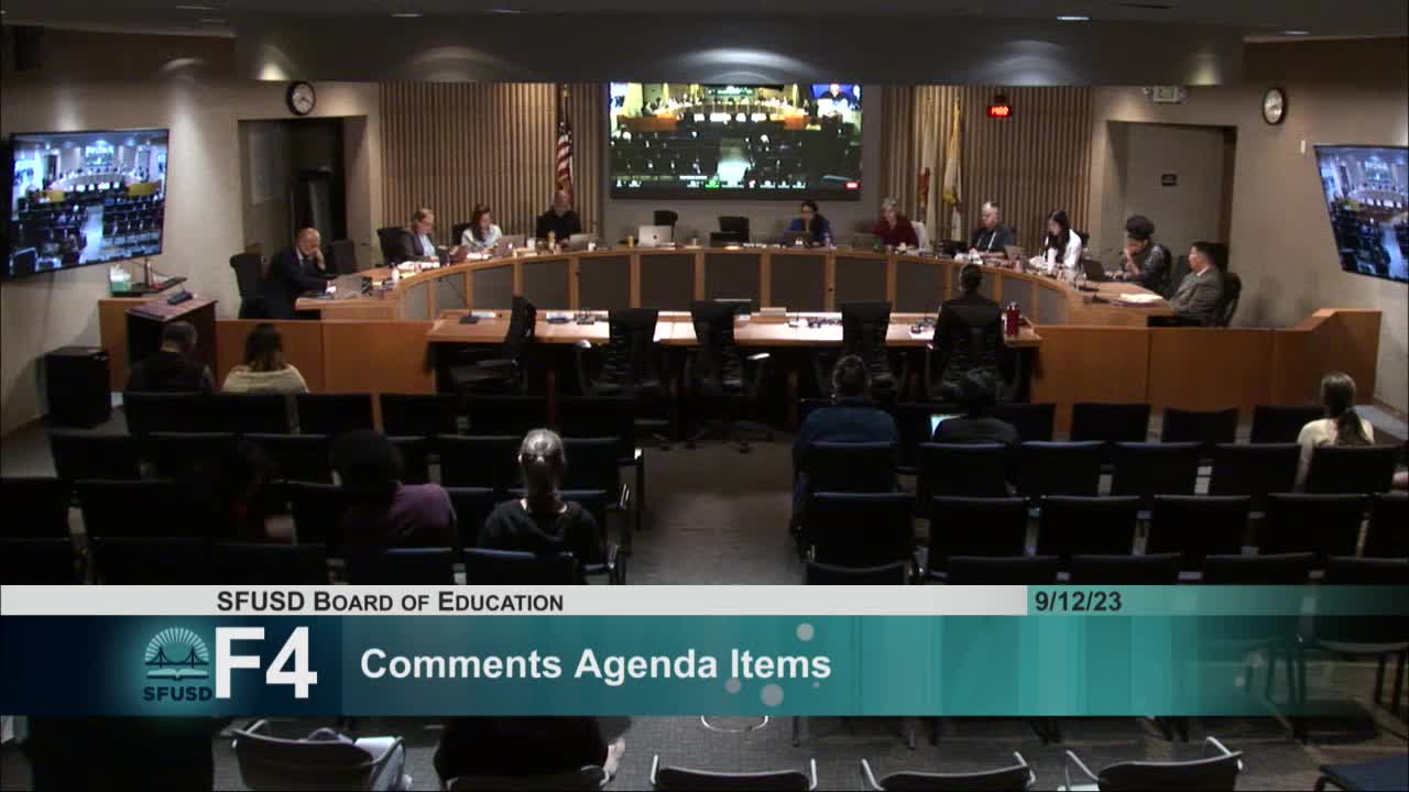 SFUSD community voices concern over advisory committee representation and lead testing