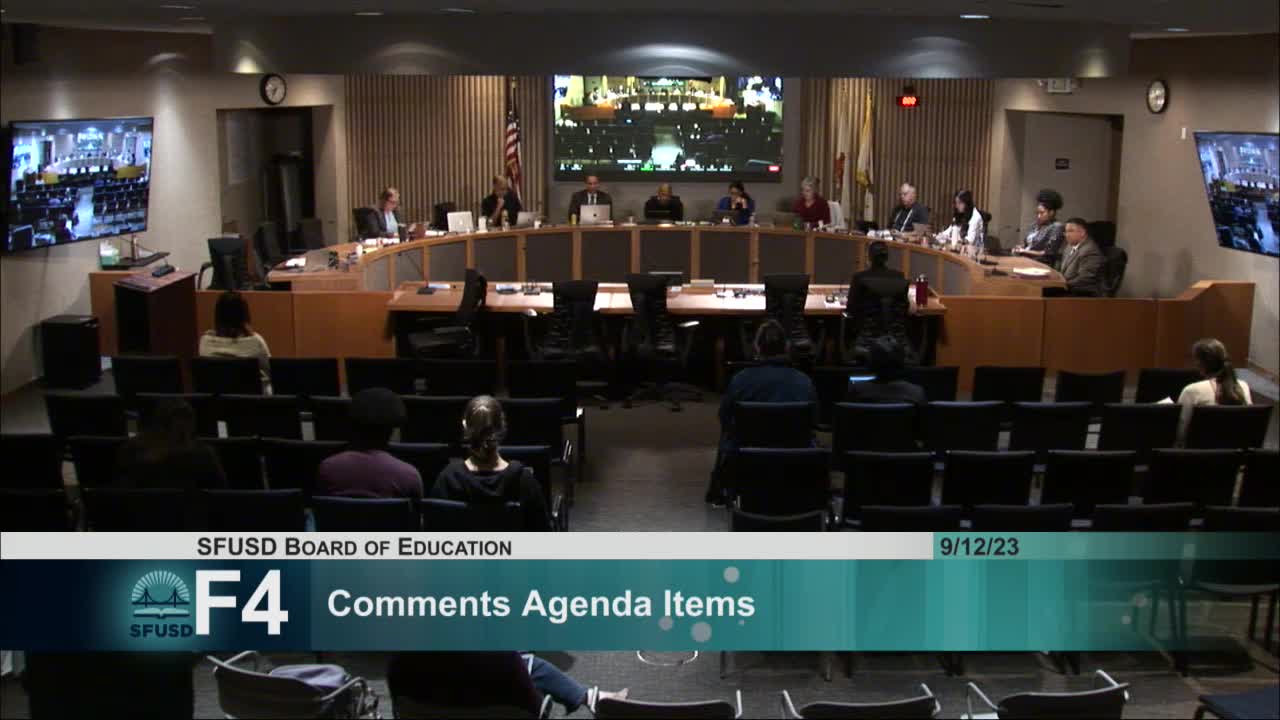 San Francisco parents voice concerns on school representation and safety issues