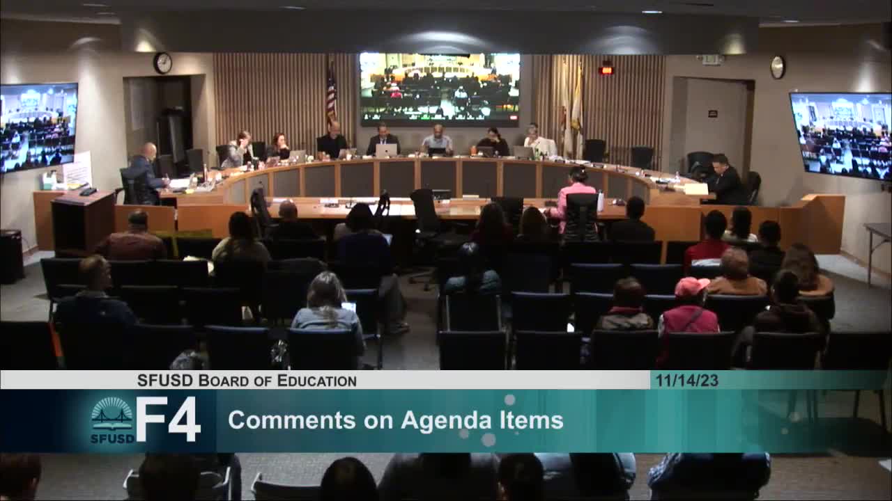 SFUSD Board Advocates for Equitable Access to Academically Rigorous High Schools
