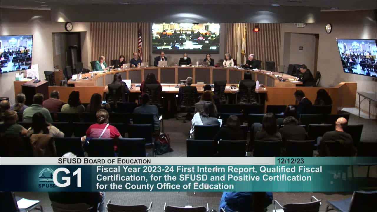 San Francisco Unified School District approves financial and union agreements