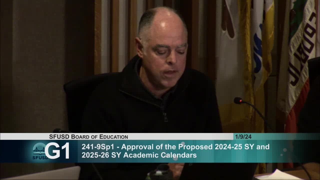 San Francisco board discusses cultural representation in school holiday planning