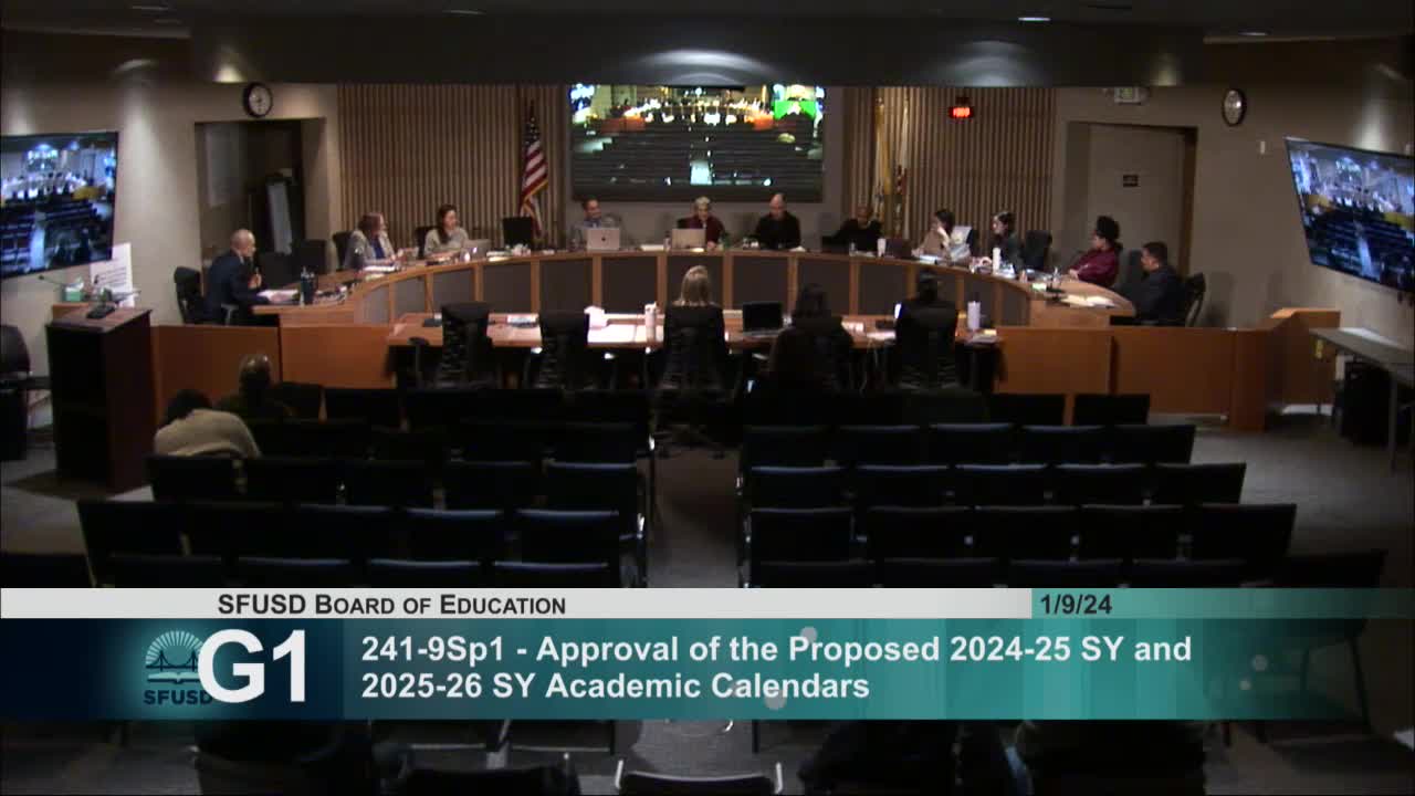 School Board reviews 2024-2026 academic calendar with community engagement focus