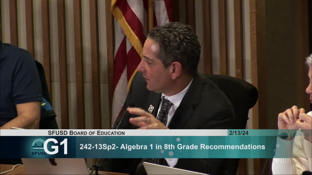 San Francisco schools prepare to pilot new Algebra curriculum and support programs