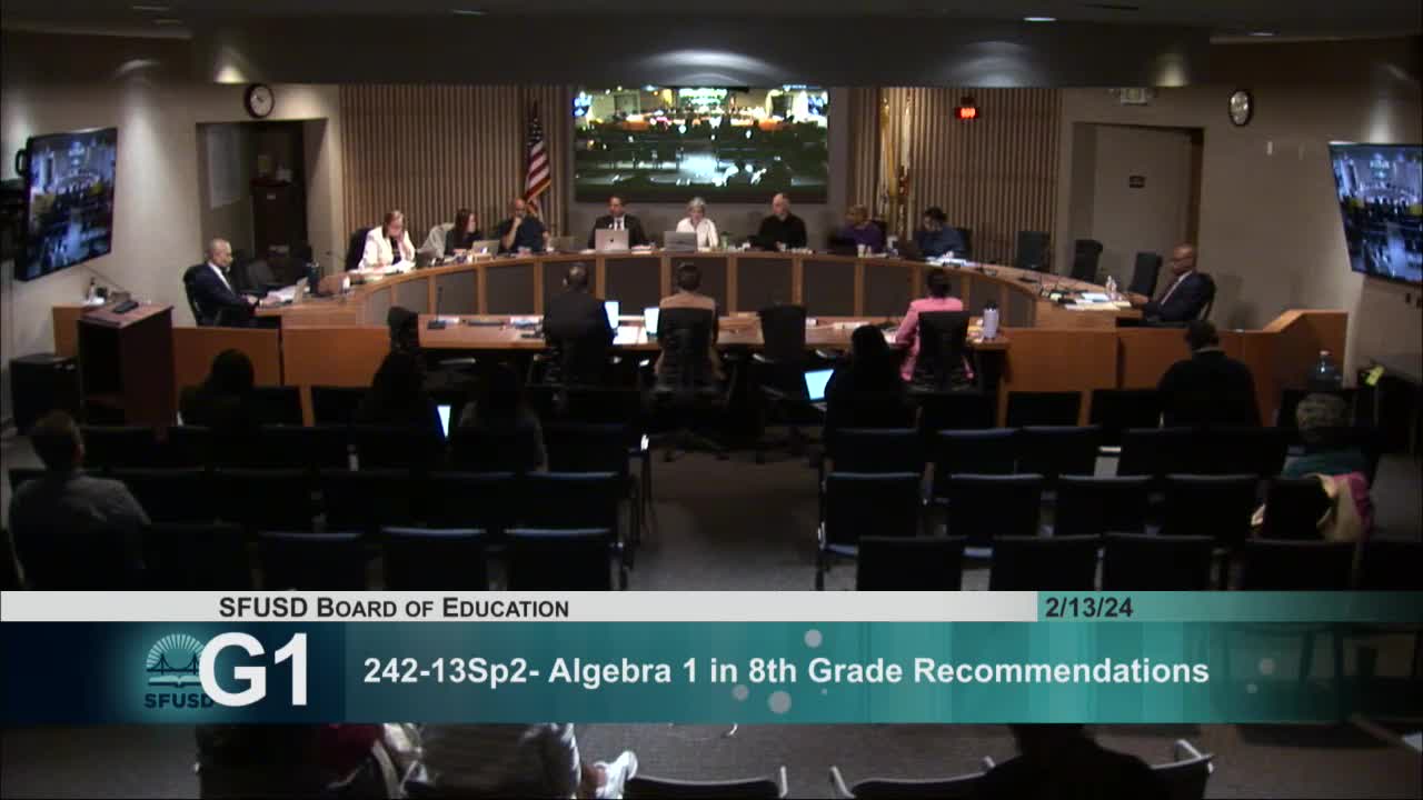 Commissioner Bogus raises equity concerns over district's educational proposal