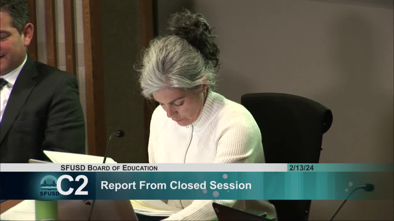 SFUSD Board enforces public meeting protocols to enhance community participation