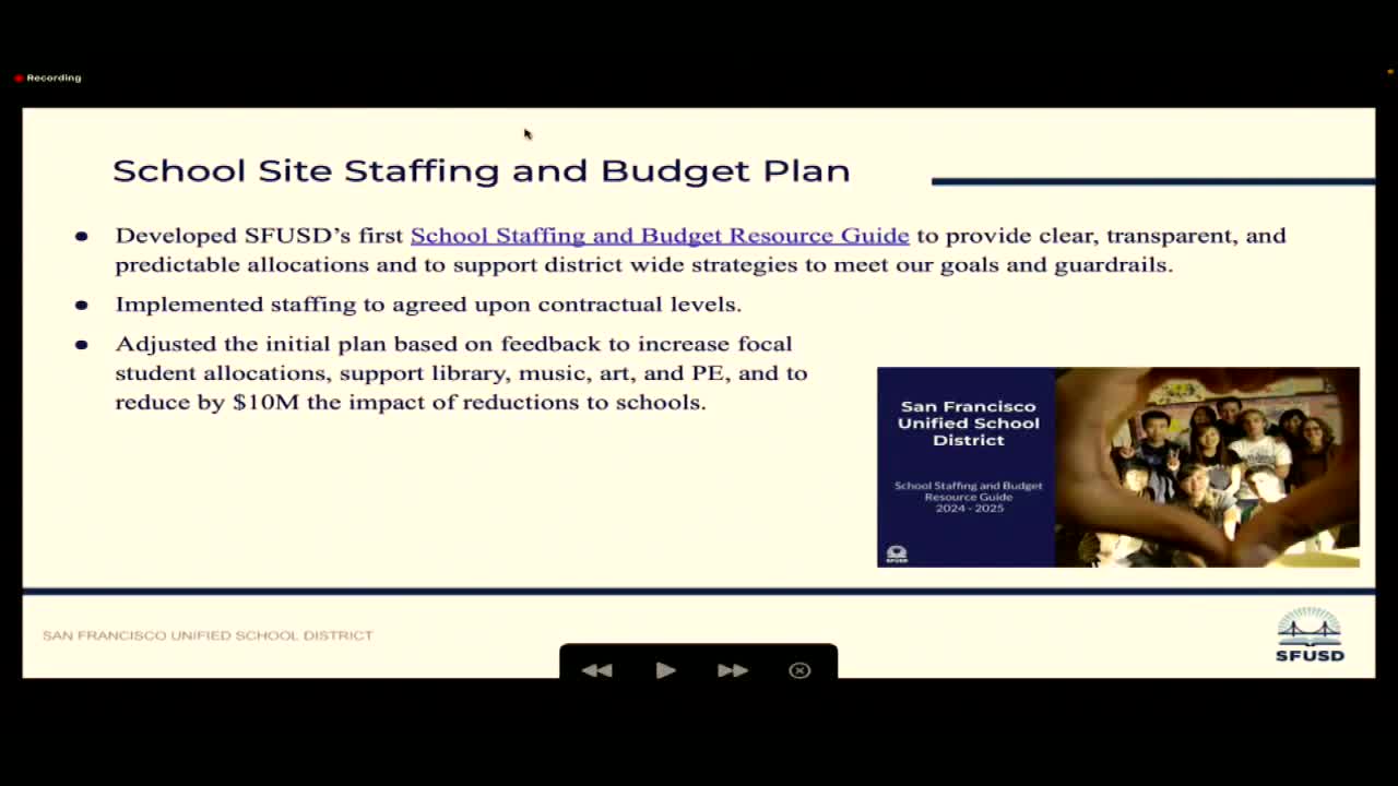 District outlines budgeting and staffing strategies amid significant deficit concerns