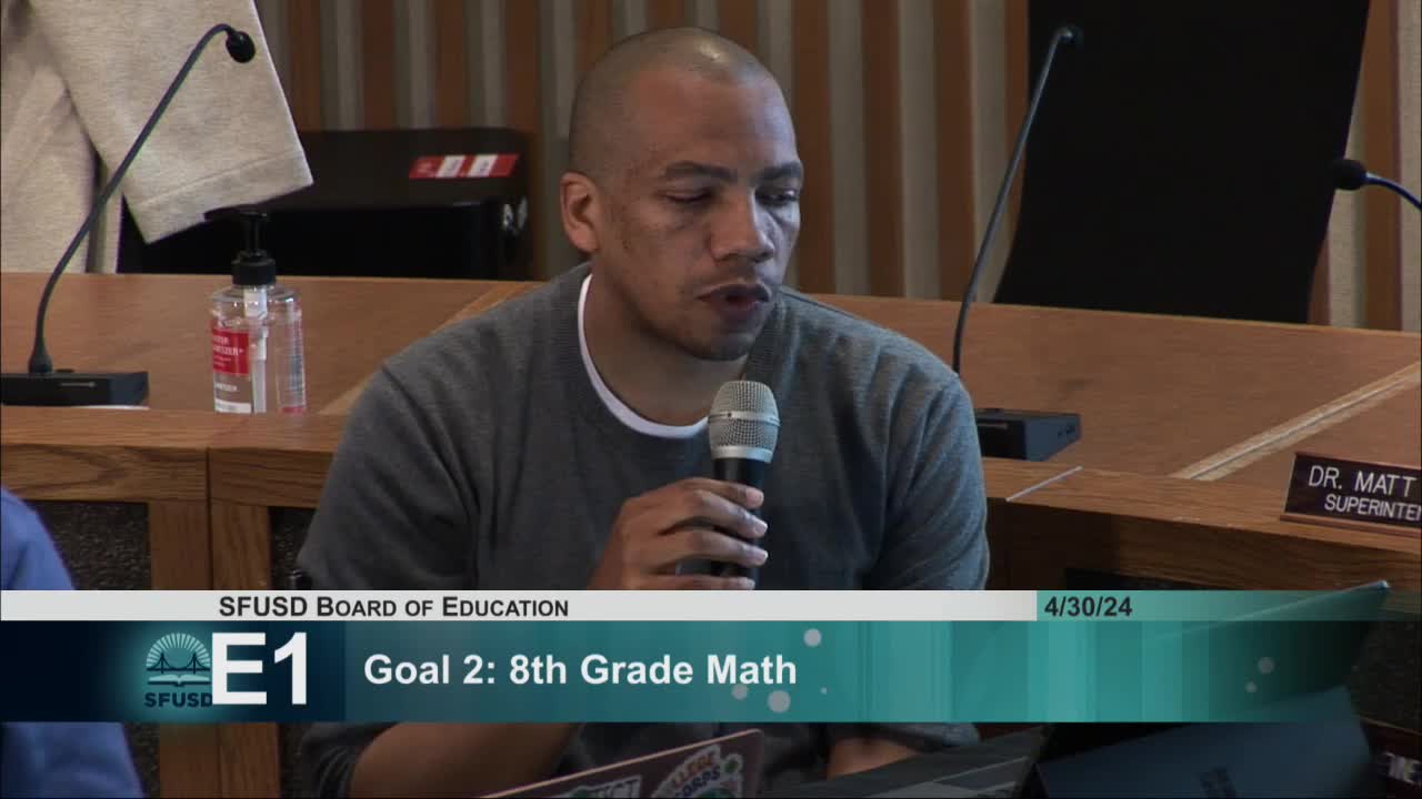 School District outlines plan to improve math access for African American students