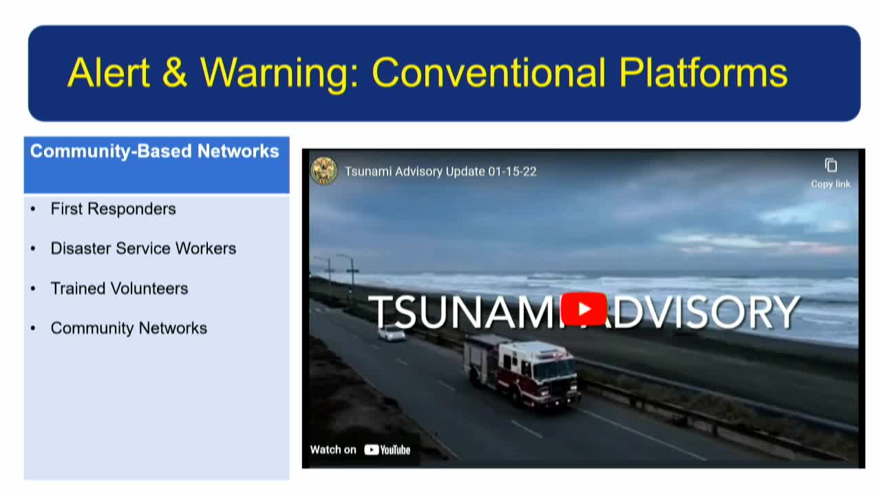 San Francisco Disaster Council reviews emergency alert system improvements following tsunami advisory