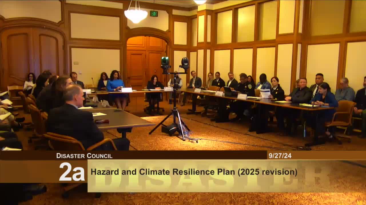 San Francisco releases 2025 hazards and climate resilience draft to retain FEMA grant eligibility