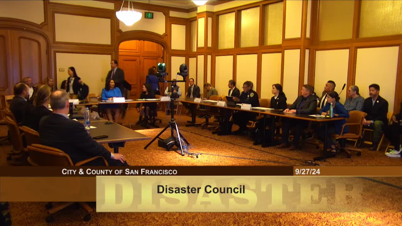 San Francisco Council updates disaster response plans amid evolving threats
