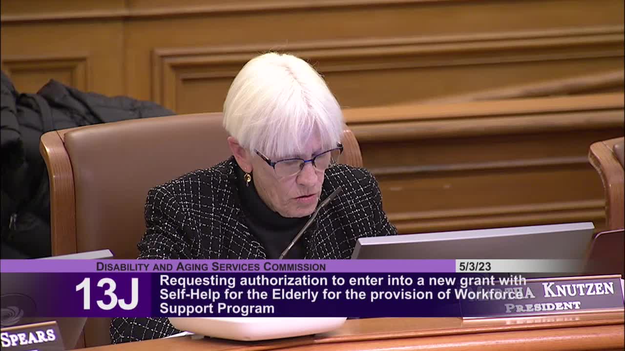 San Francisco approves $1.1M grant for elderly workforce support program