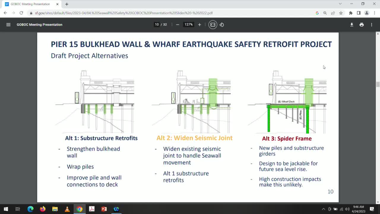 San Francisco advances earthquake safety projects at Pier 9 and ferry building