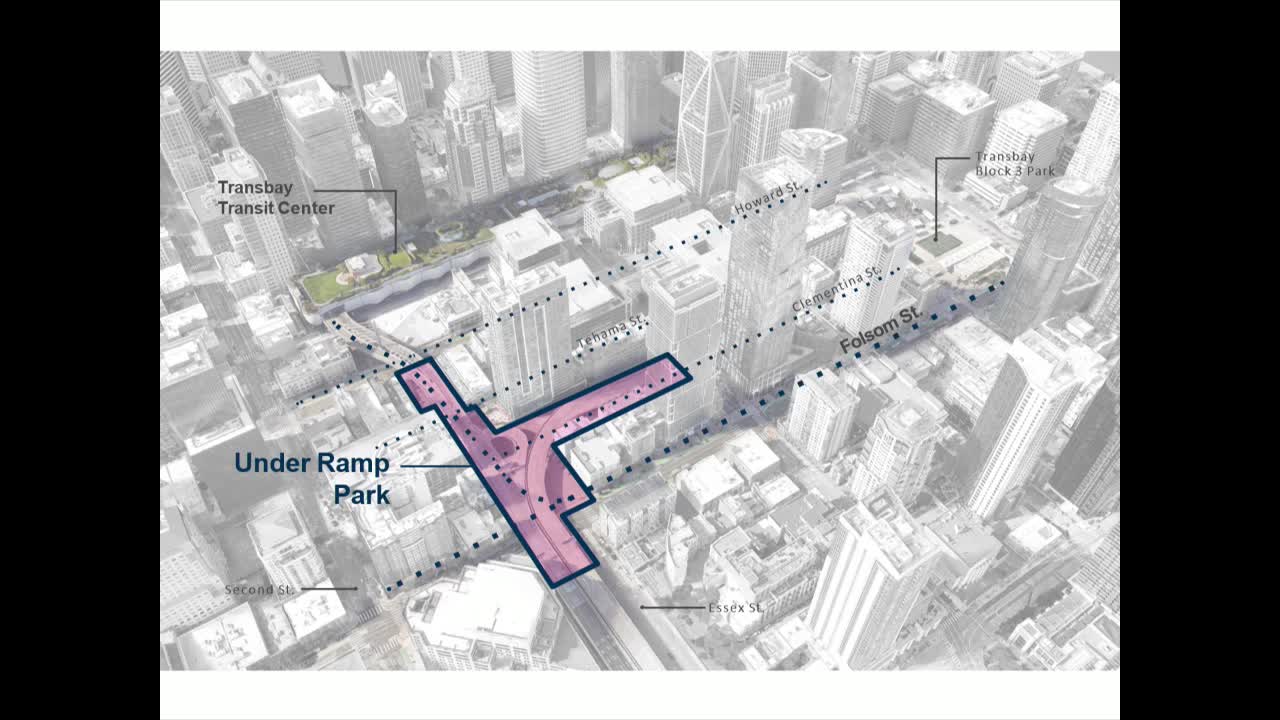 Design team unveils Under Ramp Park plan connecting Folsom and Howard Streets