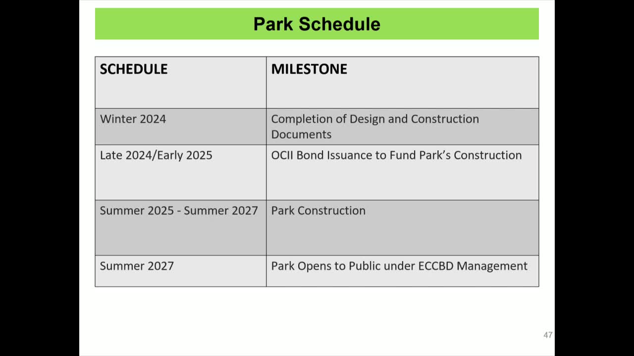OCI moves forward with Under Ramp Park design and construction timeline