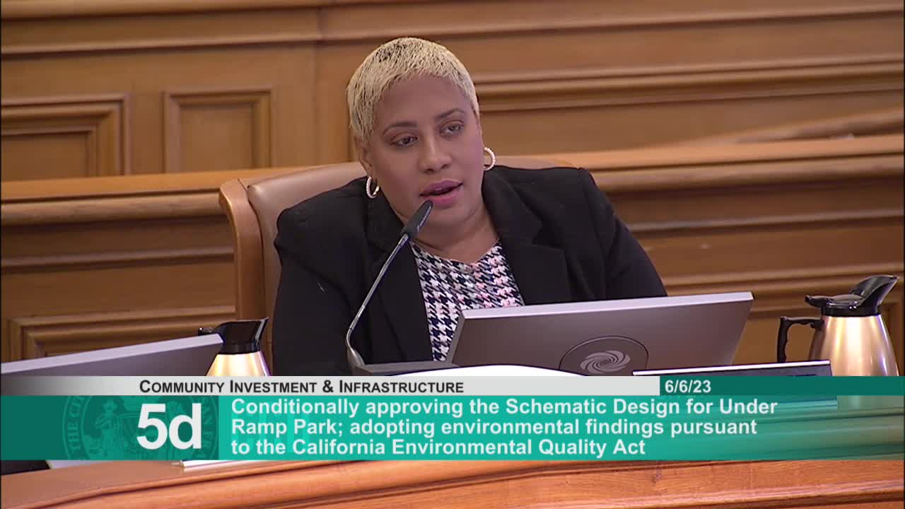 S.F. commission approves schematic design for Under Ramp Park addressing community needs