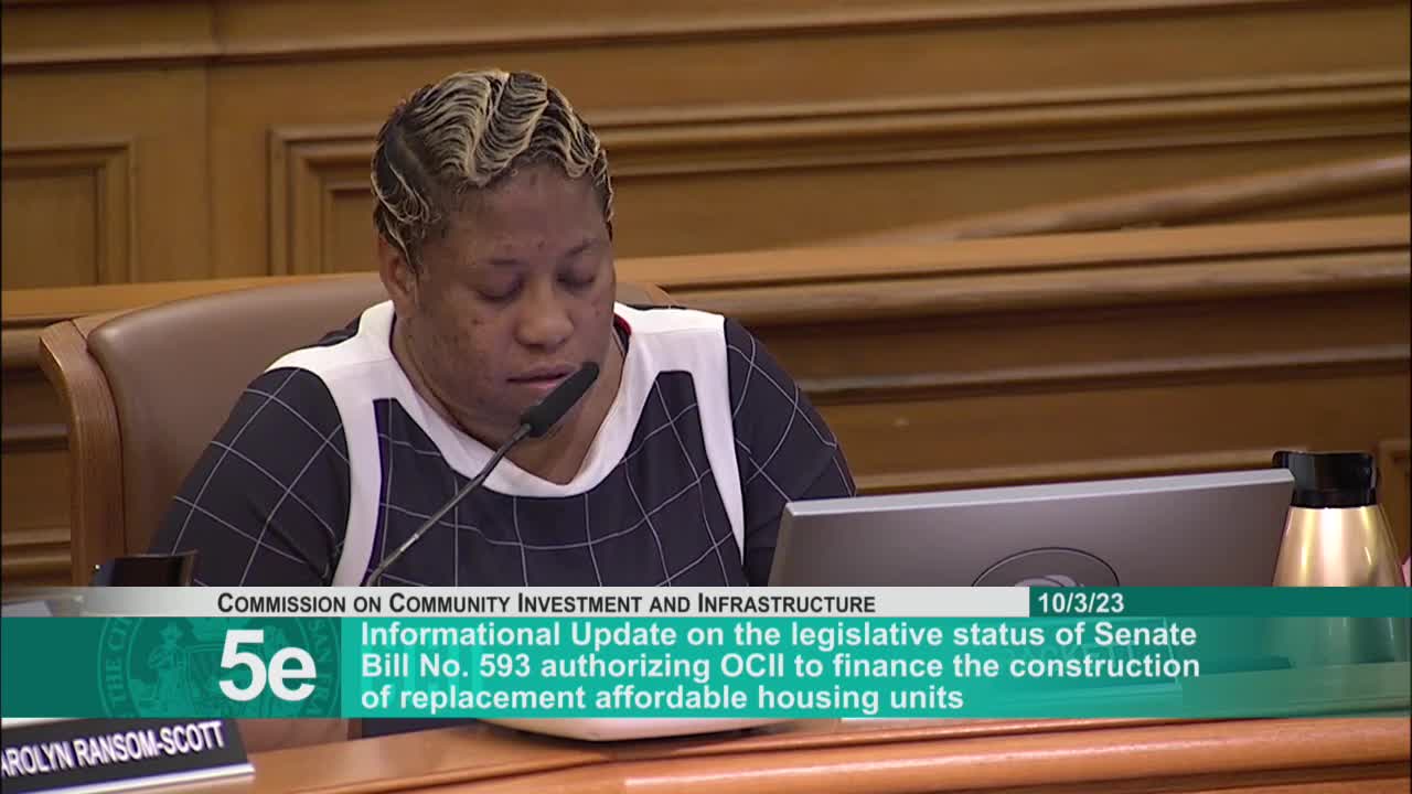 San Francisco Commission seeks urgent action on affordable housing for displaced residents
