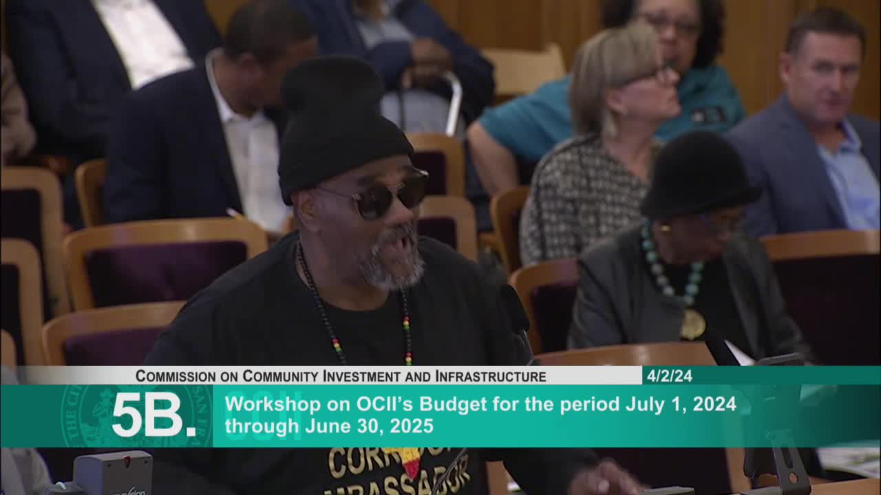 Fillmore Corridor ambassador Ace proposes garage takeover plan to local commission