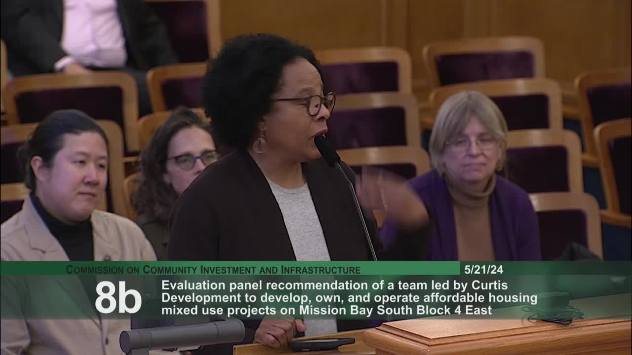 Mission Bay Block 9 A project promotes affordable housing for certificate of preference holders