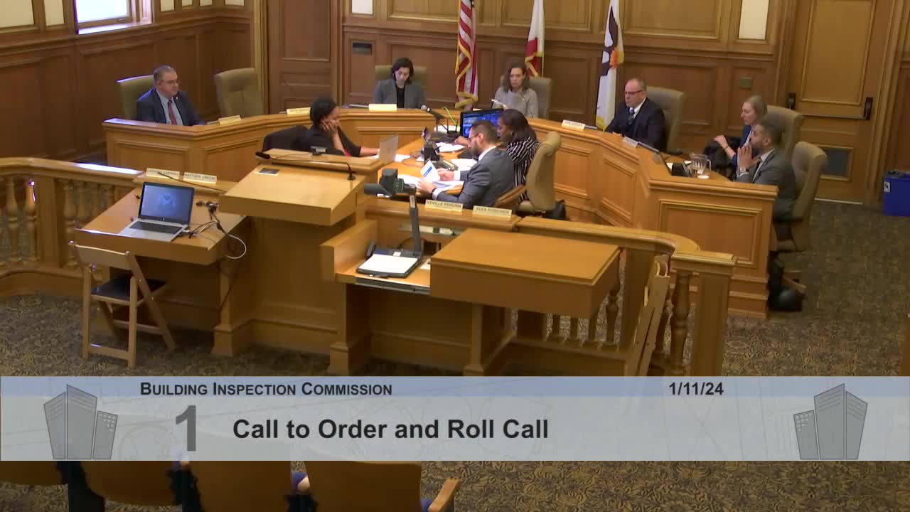 San Francisco Building Inspection Commission acknowledges Ohlone heritage and begins fee study discussion