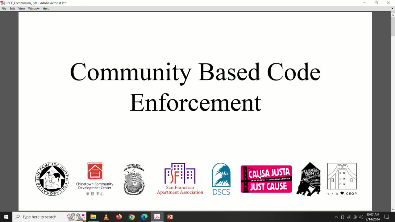 Community-Based Organizations excel in San Francisco housing violation abatement efforts