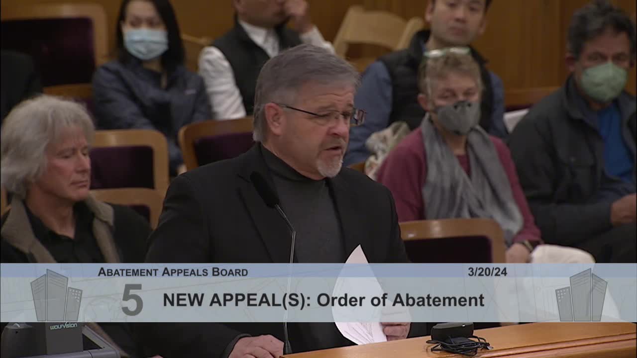 Building owner Christopher Neto challenges abatement order at San Francisco hearing