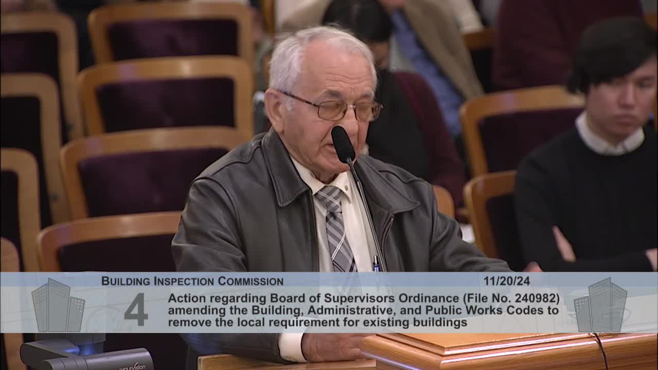 Walter Park advocates improvements for San Francisco's accessibility enforcement and appeals process