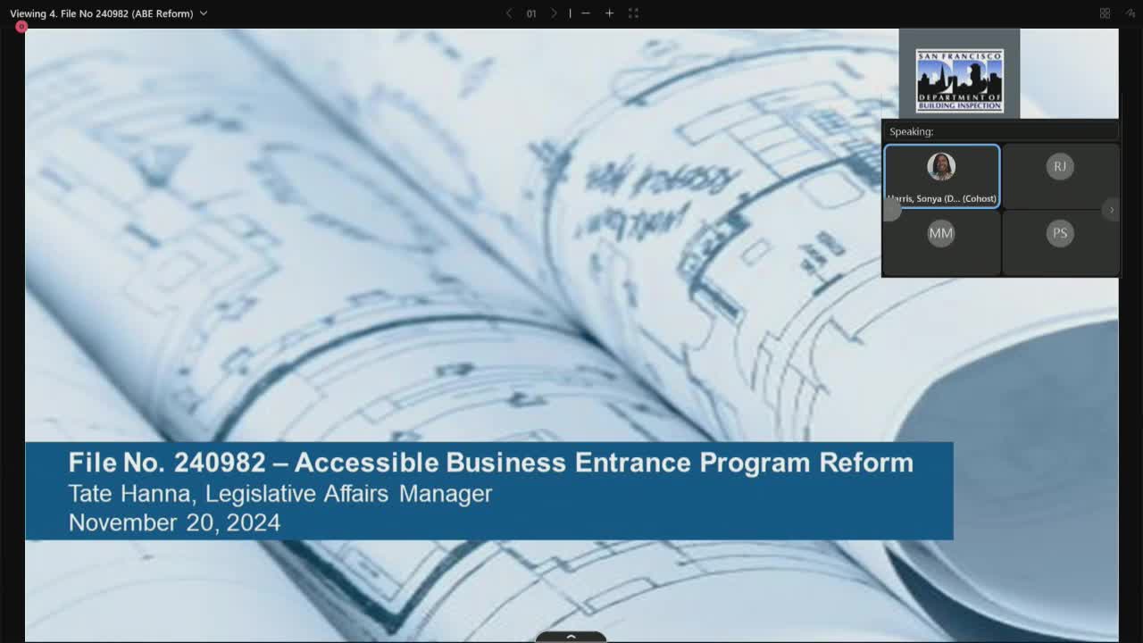 San Francisco City officials debate future of Accessible Business Entrance program