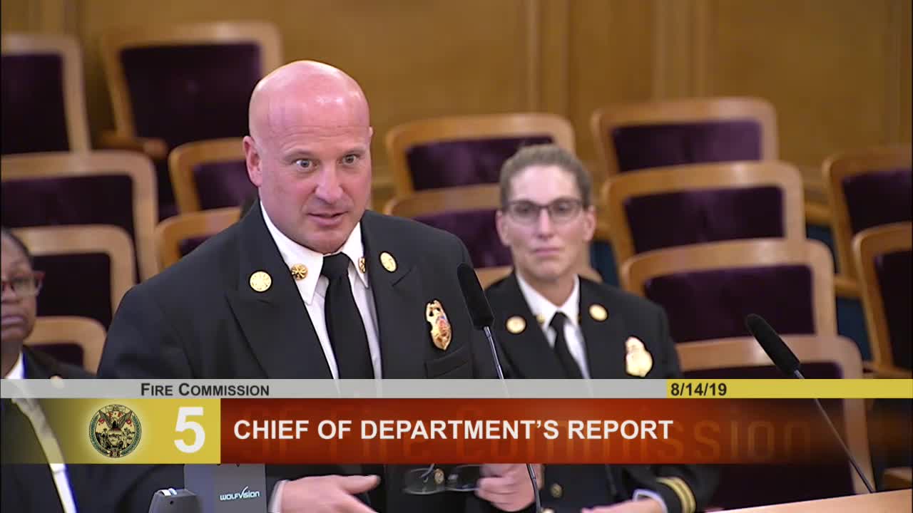 Deputy Chief Vic Worsch reports successful rescues and fire management efforts in July