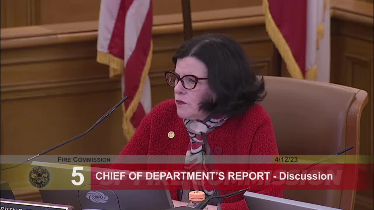 San Francisco Fire Commission discusses cliff rescues and autonomous vehicle safety issues