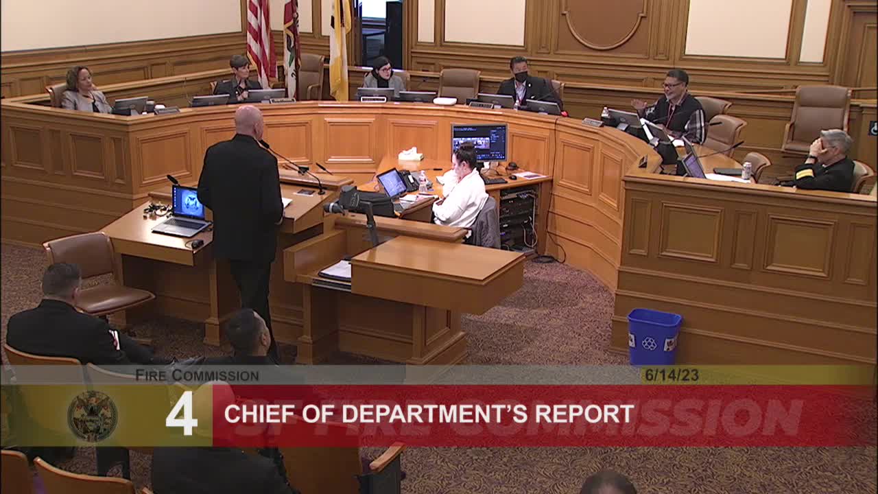 San Francisco Fire Department reviews Mayor Breed's proposed budget for 2023-2025